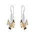 Sudraba auskari "Baroka II (Light Colorado Topaz Light Chrome)" ar Swarovski™ kristāliem